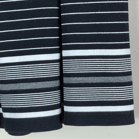 MAX STUDIO PLEATED STRIPED PULL ON SKIRT SIZE LARGE - Picture 4 of 12